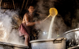 Nghề nấu đường thốt nốt ở Tịnh Biên 