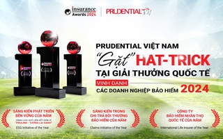 Prudential "gặt" hat-trick tại lễ trao giải Insurance Asia Awards 2024
