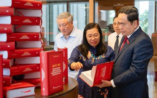 Ra mắt sách của Tổng Bí thư Nguyễn Phú Trọng về Quốc hội