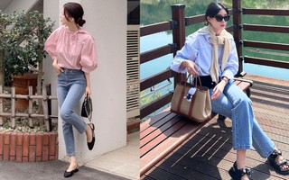 5 mẫu áo phù hợp để diện với quần jeans ống đứng
