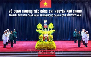 Quốc tang Tổng Bí thư Nguyễn Phú Trọng: Lễ viếng tại Hà Nội