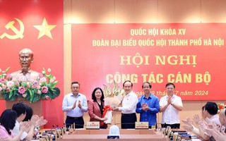 Bà Bùi Thị Minh Hoài được bầu làm Trưởng Đoàn đại biểu Quốc hội TP Hà Nội