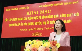 Hà Nội: Tỷ lệ nữ tham gia cấp ủy các cấp ngày càng tăng