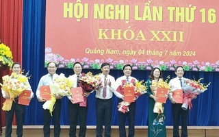 Quảng Nam: Phê chuẩn Chủ tịch, Phó Chủ tịch UBND tỉnh; chỉ định, bổ nhiệm nữ Bí thư Thành ủy