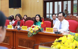 Đoàn đại biểu phụ nữ Lào, Campuchia thăm và làm việc tại tỉnh Thái Nguyên