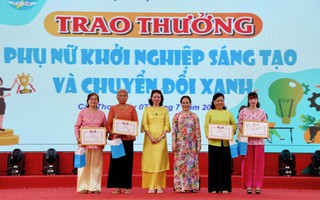 Hội LHPN TP Cần Thơ: Trao thưởng 4 ý tưởng xuất sắc về khởi nghiệp và chuyển đổi xanh