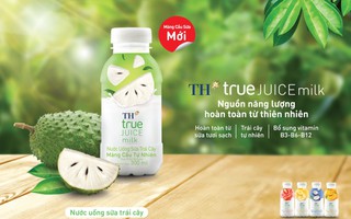 TH ra mắt Nước Uống Sữa Trái Cây Mãng Cầu Tự Nhiên TH true JUICE milk hoàn toàn từ thiên nhiên