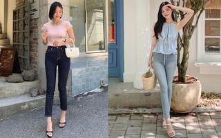 10 cách mặc quần jeans ống bó trẻ trung và tôn dáng tối ưu