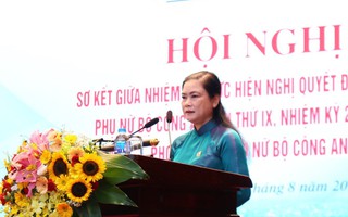 Nhiều công trình, phần việc của phụ nữ Công an ghi dấu ấn mạnh mẽ với nhân dân cả nước