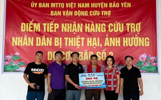 Lào Cai: Hội LHPN huyện Bảo Yên tham gia làm đầu mối tiếp nhận cứu trợ người dân bị thiệt hại do lũ quét 