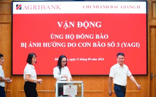 Agribank chung sức cùng các địa phương và người dân khắc phục hậu quả của cơn bão số 3