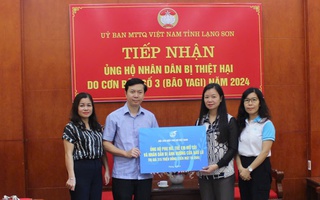 Đoàn công tác TƯ Hội LHPN Việt Nam thăm hỏi, hỗ trợ người dân vùng lũ Lạng Sơn 