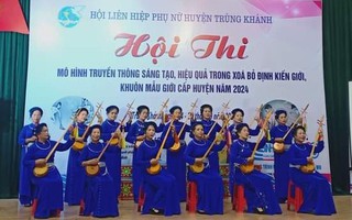 Trùng Khánh, Cao Bằng: Hội thi xóa bỏ định kiến giới, khuôn mẫu giới năm 2024