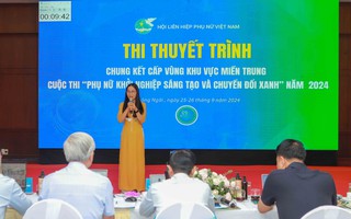 Tôn vinh tinh thần khởi nghiệp sáng tạo và chuyển đổi xanh của phụ nữ khu vực miền Trung