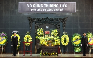 Tổ chức trọng thể lễ viếng Phó giáo sư Đặng Bích Hà - Phu nhân Đại tướng Võ Nguyên Giáp