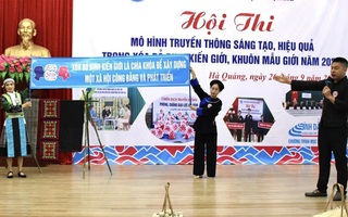 Hà Quảng, Cao Bằng: 105 thí sinh tham gia hội thi xóa bỏ định kiến giới