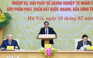 Hội nghị Thường trực Chính phủ với doanh nghiệp hàng đầu đất nước