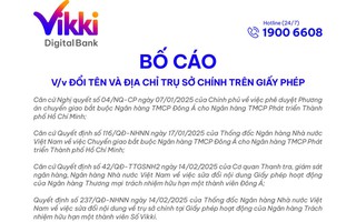 DongA Bank đổi tên thành Ngân hàng số Vikki