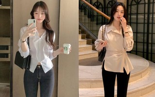 Tuyệt chiêu mặc áo sơ mi tôn dáng cao ráo, thon thả mà chị em nên biết