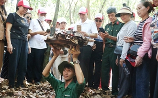 Lượng khách du lịch đến địa đạo Củ Chi tăng mạnh
