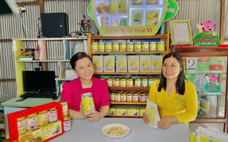 Gian nan làm snack từ vỏ bưởi sấy