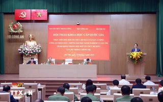 Sắp xếp tổ chức Bộ Công an phù hợp xu thế chung của đổi mới hệ thống chính trị