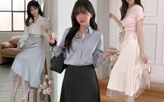 Vì sao không nên diện chân váy lụa tới công sở?