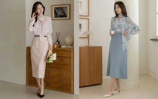 4 mẫu chân váy công sở đang được yêu thích nhất