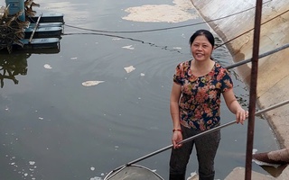 Nữ nông dân quyết tâm vươn lên làm giàu với mô hình chăn nuôi thủy hải sản tại gia đình