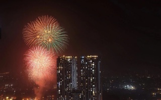 Hà Nội bắn pháo hoa trong 2 ngày 22 và 27/4