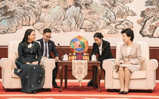 Phó Chủ tịch - Tổng Thư ký Ủy ban TƯ MTTQ Việt Nam hội kiến với Phó Chủ tịch Chính hiệp toàn quốc Trung Quốc