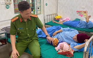 Thiếu tá công an giúp sản phụ "vượt cạn" ngay trên đường phố