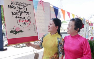 Hơn 130 thí sinh tham gia Hội thi thư pháp những lời nói của Bác về miền Nam