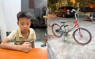 Đạp xe từ Hà Nội vào TPHCM xem diễu binh, bé trai lớp 3 bị lạc đường