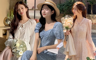 4 kiểu váy "nàng thơ" đang được phụ nữ Hàn yêu thích