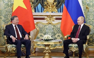Tổng Bí thư Tô Lâm hội đàm với Tổng thống Nga Vladimir Putin