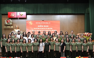 Phụ nữ Công an tham gia xây dựng Đảng, xây dựng lực lượng CAND trong sạch, vững mạnh