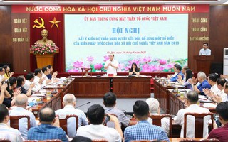 Lan tỏa tinh thần tham gia sửa đổi Hiến pháp tới các hội viên, đoàn viên và tới toàn thể Nhân dân