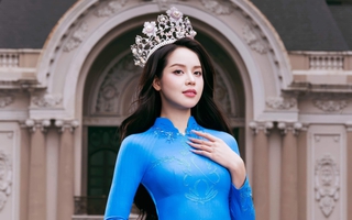 Hoa hậu Thanh Thủy là Gương mặt đại diện Bộ sưu tập "Áo dài biểu trưng Phụ nữ Việt Nam"