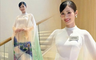 Miss World 2025: Ý Nhi diện áo dài nổi bật, đón tin vui vào Top phần thi Tài năng