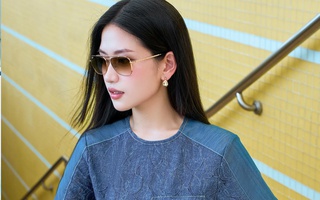 Denim mang "làn gió mới" đến thời trang công sở