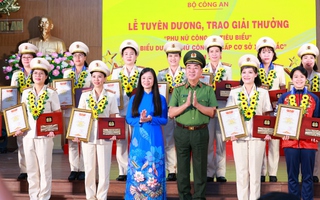 Biểu dương 20 "Phụ nữ Công an tiêu biểu" và 62 "Nữ Công an cơ sở xuất sắc"