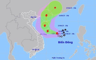 Bão số 1 di chuyển theo hướng Tây Tây Bắc, có khả năng mạnh thêm