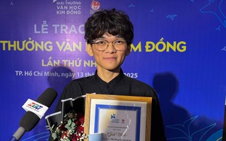 Cây bút 24 tuổi giành giải Nhất Giải thưởng Văn học Kim Đồng mùa đầu tiên