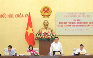 Đại biểu Quốc hội trẻ góp ý kiến vào các dự thảo văn kiện Đại hội Đảng lần thứ XIV