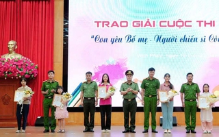 Vĩnh Phúc: Trao giải cuộc thi viết - vẽ "Con yêu bố mẹ - Người chiến sĩ Công an nhân dân" 