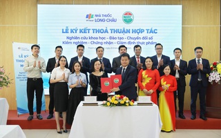 Long Châu hợp tác với Viện Kiểm nghiệm an toàn vệ sinh thực phẩm Quốc gia tiến hành kiểm nghiệm toàn bộ sản phẩm kinh doanh trong hệ thống