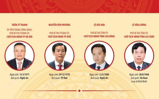 Danh sách Chủ tịch Ủy ban Nhân dân 11 tỉnh, thành phố không thực hiện sáp nhập
