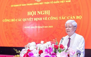 Công bố Quyết định thành lập 19 Ban, đơn vị Cơ quan Ủy ban Trung ương MTTQ Việt Nam