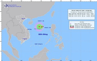 Vùng áp thấp có thể mạnh lên thành cơn bão đầu tiên năm 2025
